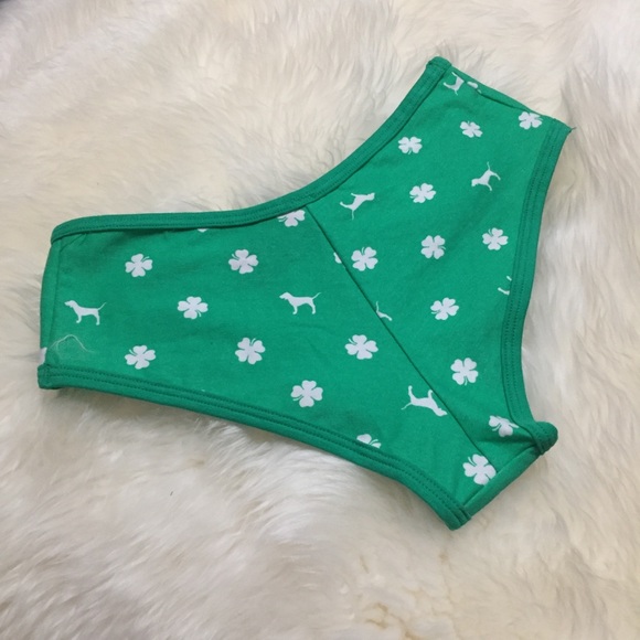 Lucky Panties! 4 Leaf Clover Shamrock Cheekster - Picture 3 of 9